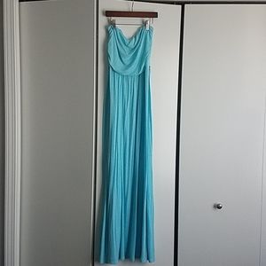 Strapless maxi dress